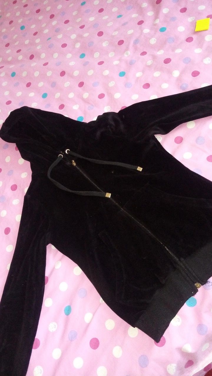 Vând bluza trening Juicy Couture Black Label catifea, mărimea s