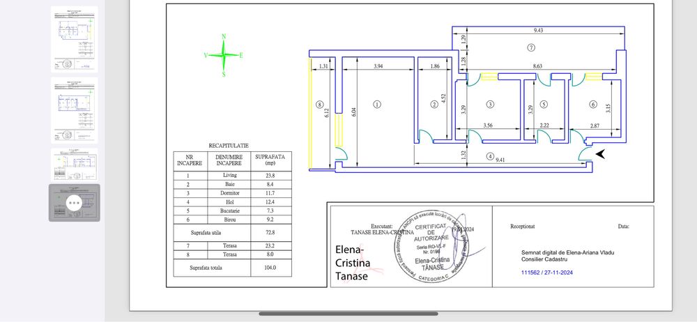OSTROVENI 29|| Apartament 3 camere