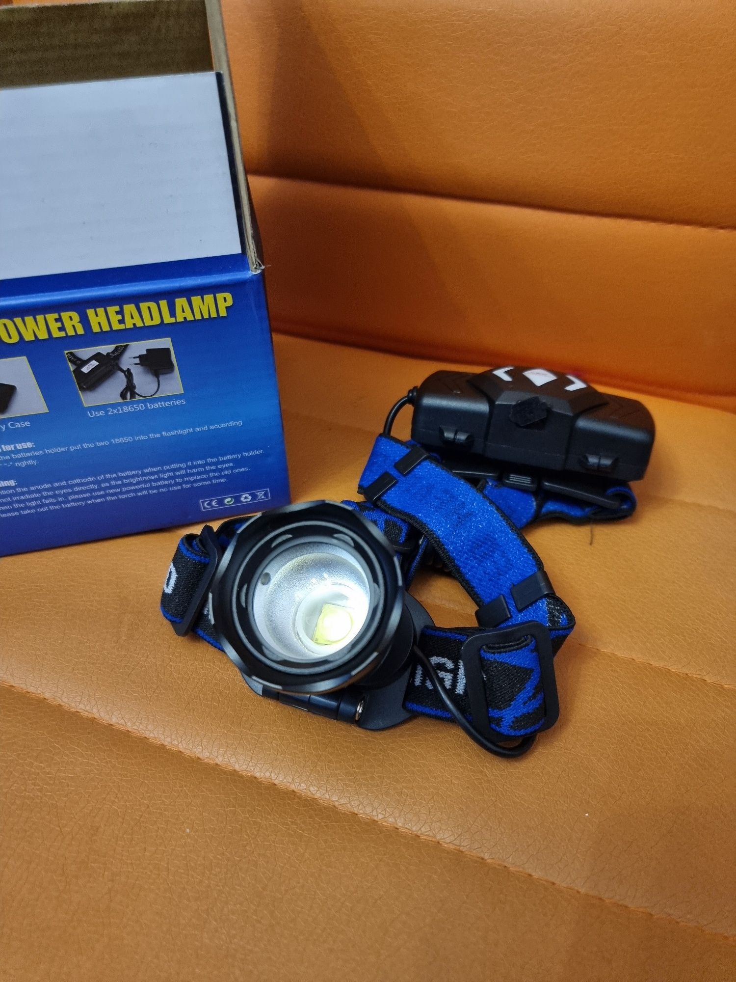 Lanterna  frontala  cu  led  cree  - P50