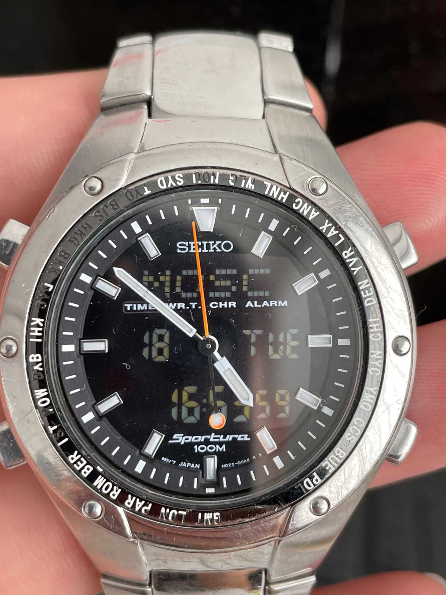 Seiko World Time Chronograph - Vintage Sportura  1999-2000, Star Wars