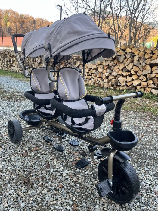 Tricicleta Chipolino gemeni bej, in stare foarte buna