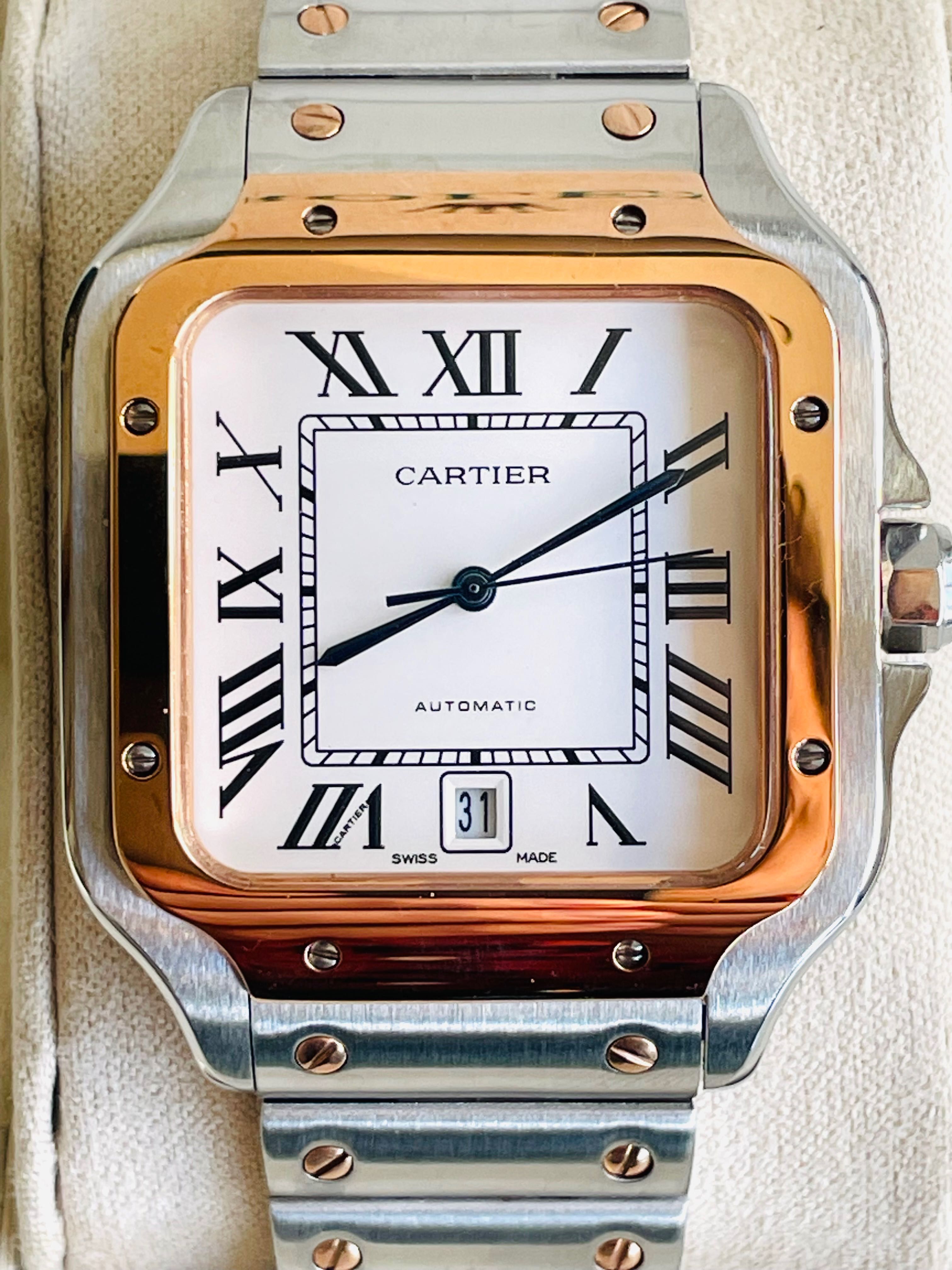 Cartier Santos Two-Tone W2SA0009 | Garantie