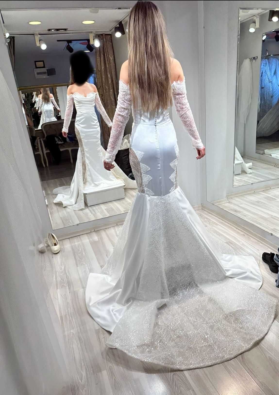 Rochie Mireasa Sirena 2 piese Senzationala