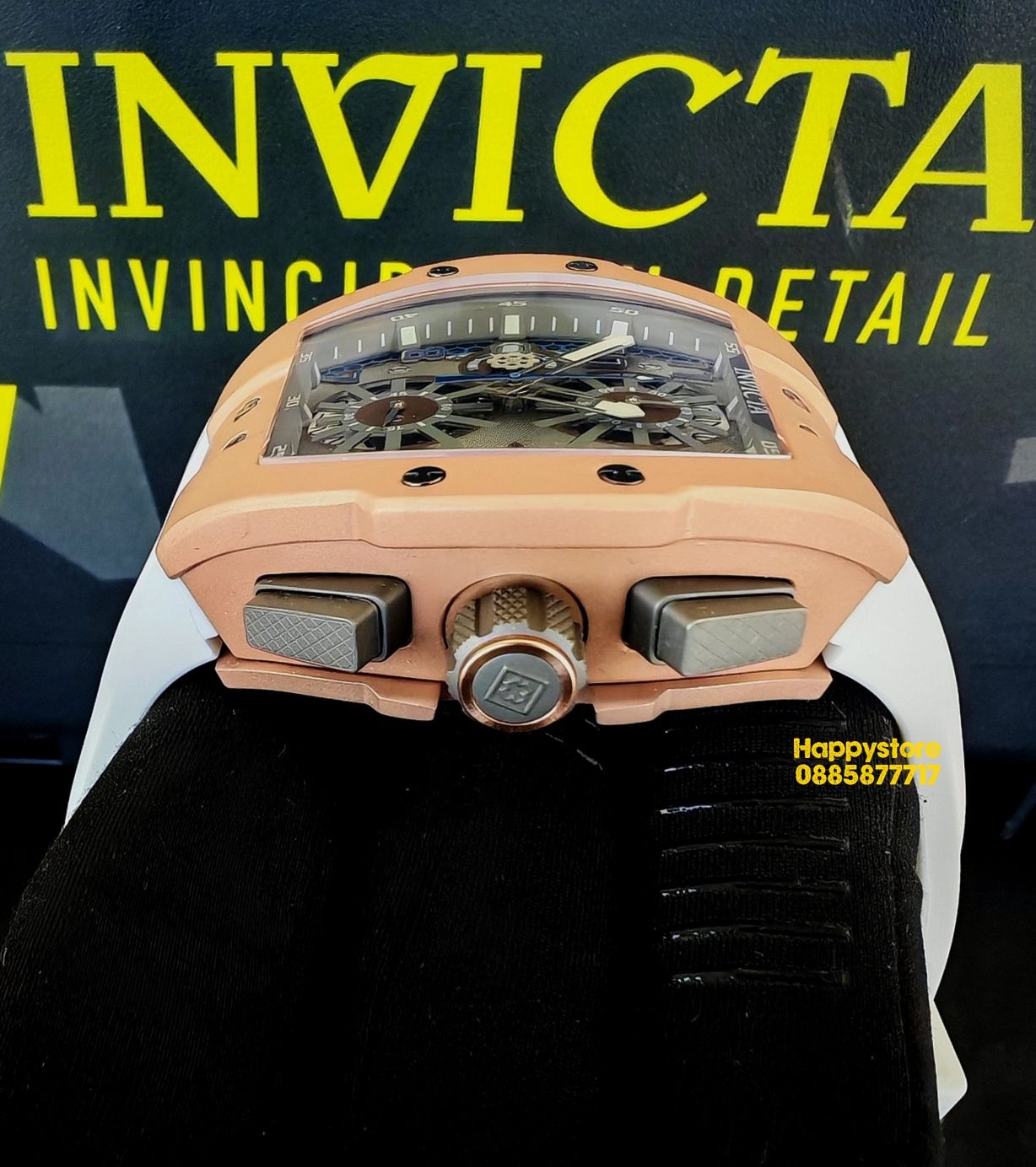 часовник INVICTA Racing Rose Limited edition Gold 47-57 mm, Инвикта
