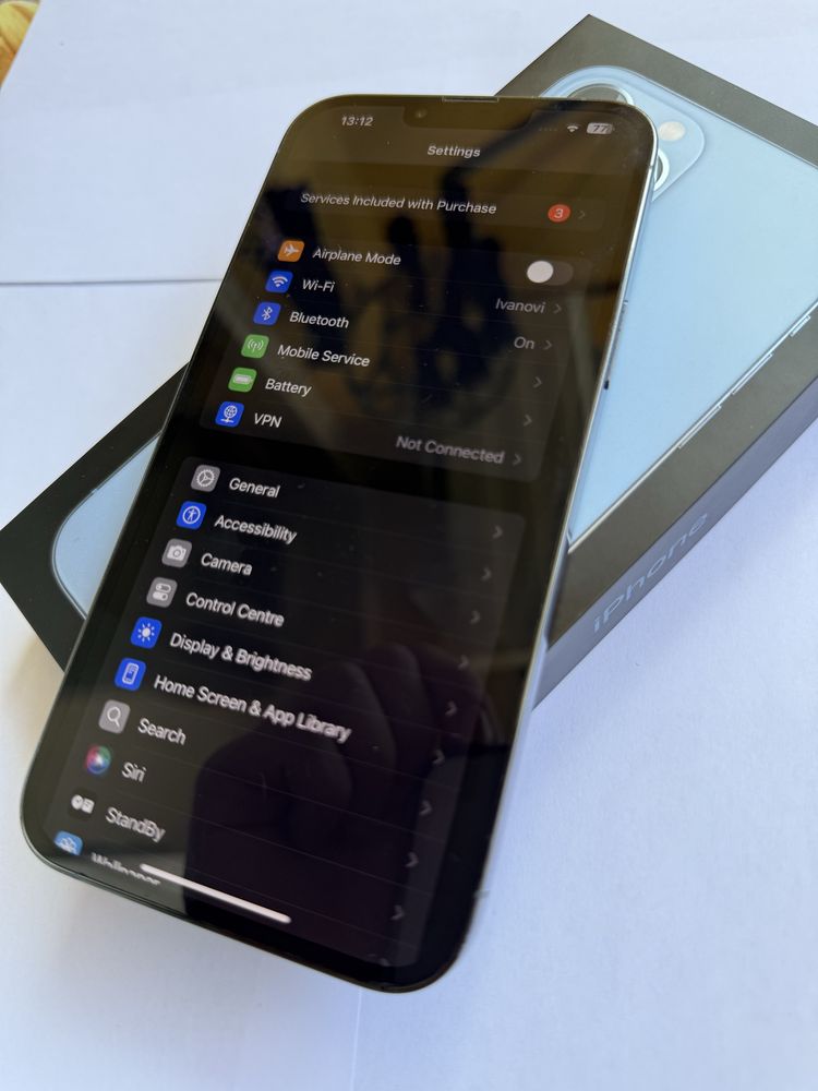 Iphone 13 Pro max 128gb sierra blue