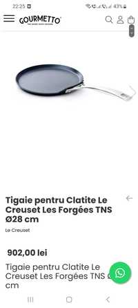 Le Creuset Les Forgées Tigaie pentru Clatite TNS Ø28 cm