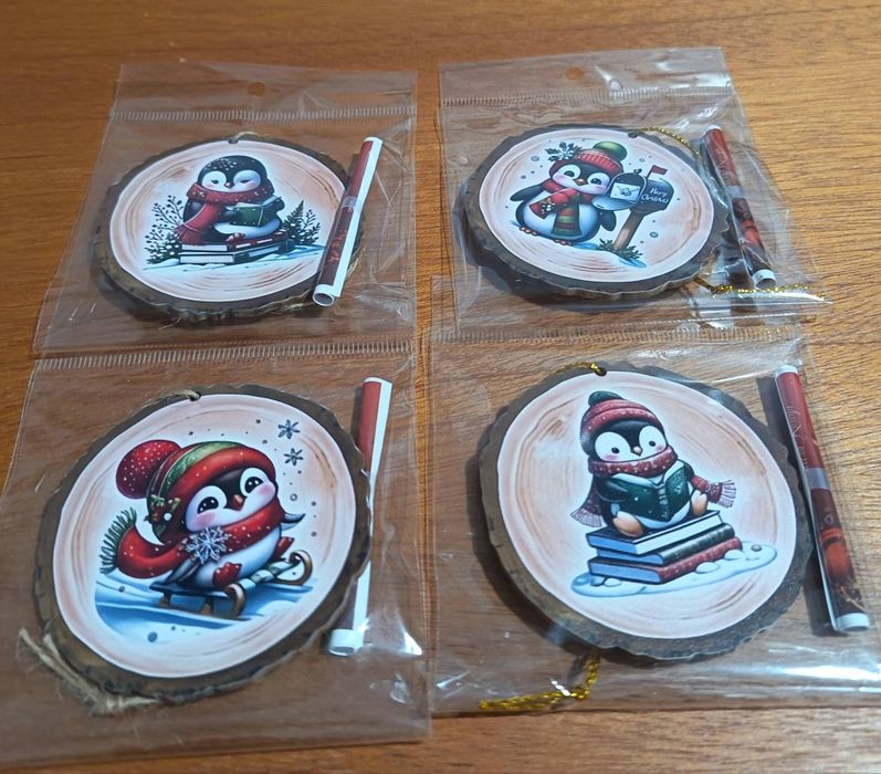 Коледни играчки за елха с късметче