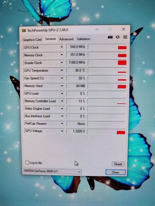 Nvidia geforce 8600gt 128mb 64bit ddr2.
