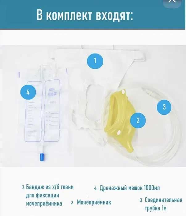 Мочеприёмник многоразовый (комплект)