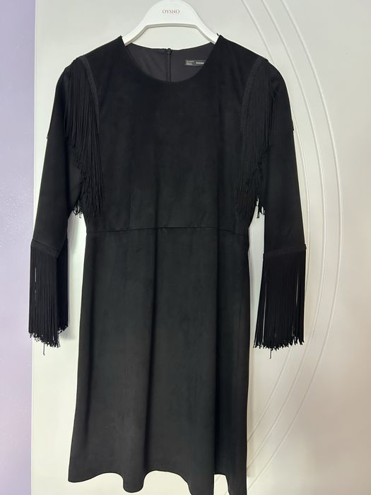 Велурена рокля ZARA