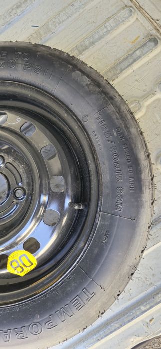 Резервна гума патерица T125/90/R15 Ford