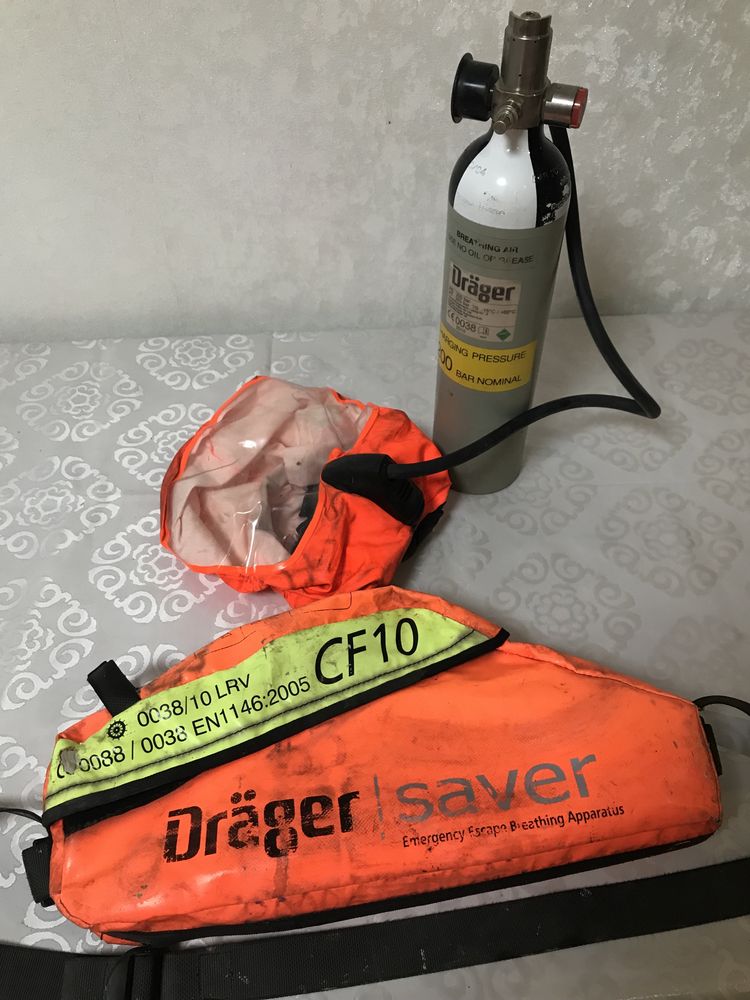 Продам! Спасательный дыхательный аппарат Drager Saver CF10/Драгер cf10