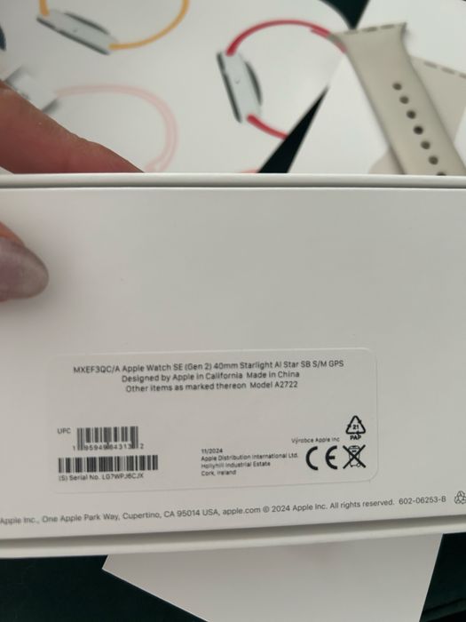 Apple watch se 2 gen 40 mm в гаранция