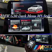 Codari BMW G30 | Interfata Meniu Dark M5 F90 | LOGO M Cheie Display |