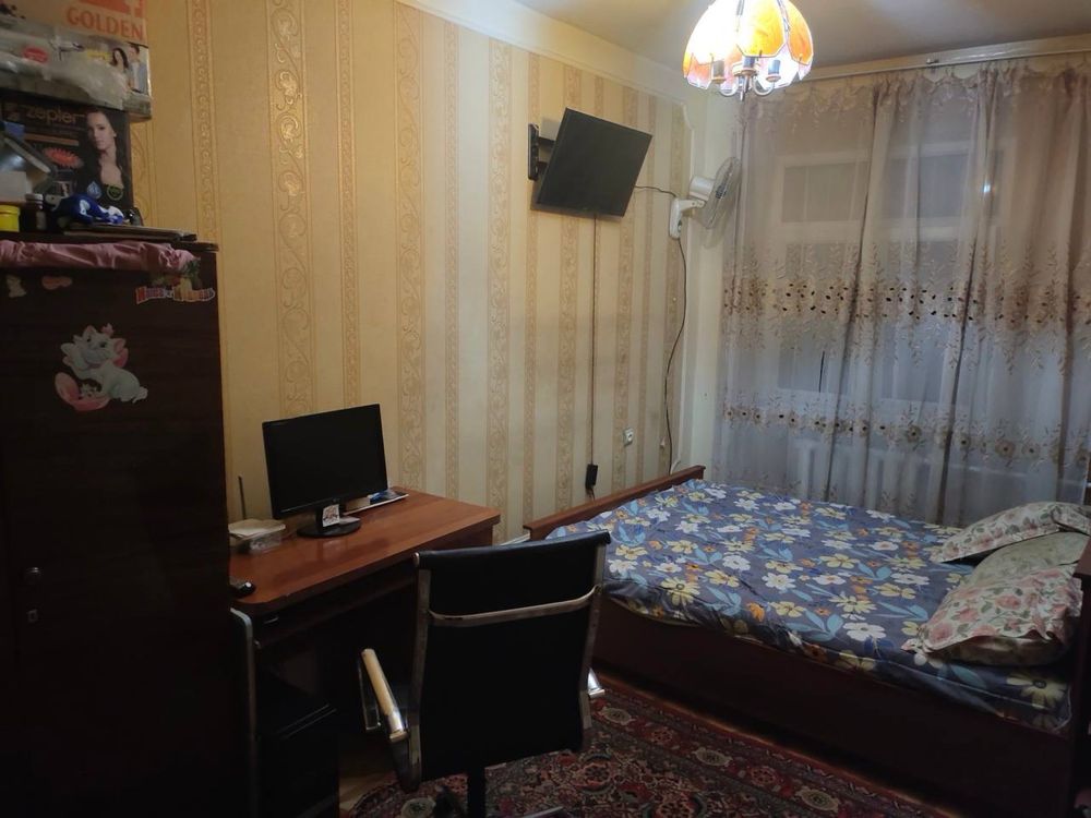 3х комнатная квартира за 43.999 первый этаж, подвал, огород