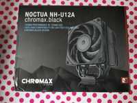 Cooler CPU Noctua NH-U12A Chromax.Black, Am4, 1700, 1151 v2, 1200