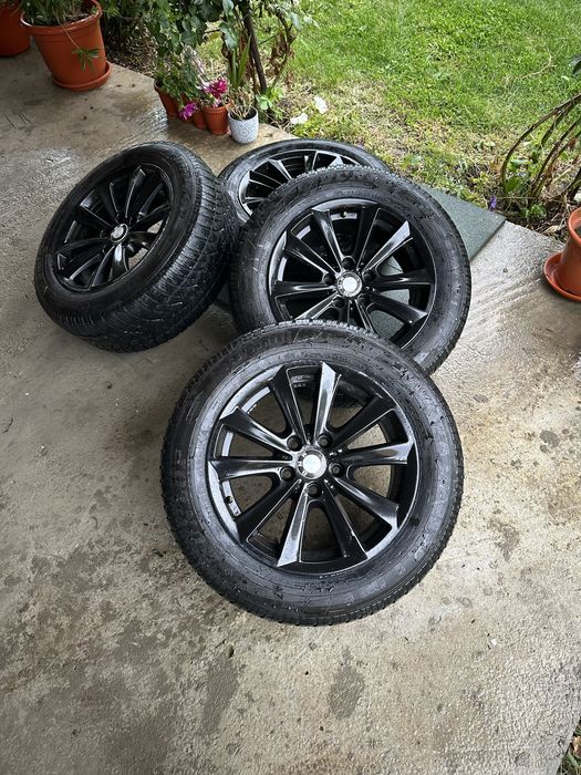 Jante BMW 5*120 cu Anvelope Dunlop M+S 225/60/17