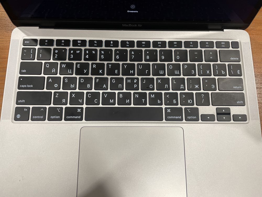 Mac book air M1 клавиши клавиатура RU оригинал - без гравировки