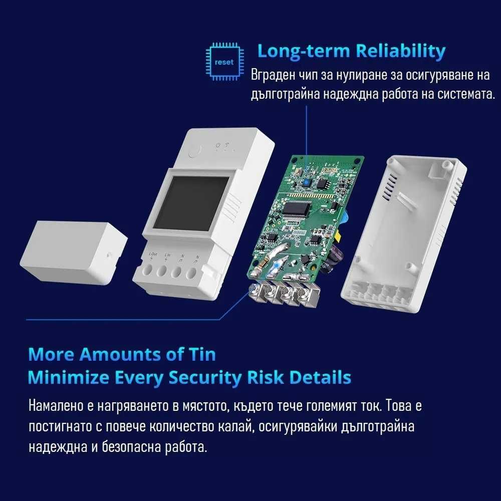 SONOFF POW Elite 16/20 A Прекъсвач измерване консумираната енергия