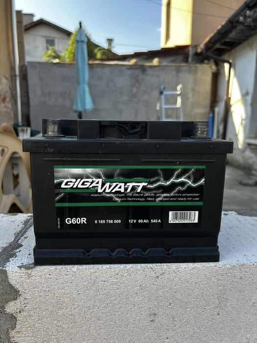 Акумулатор gigawatt 60Ah 12V 540A