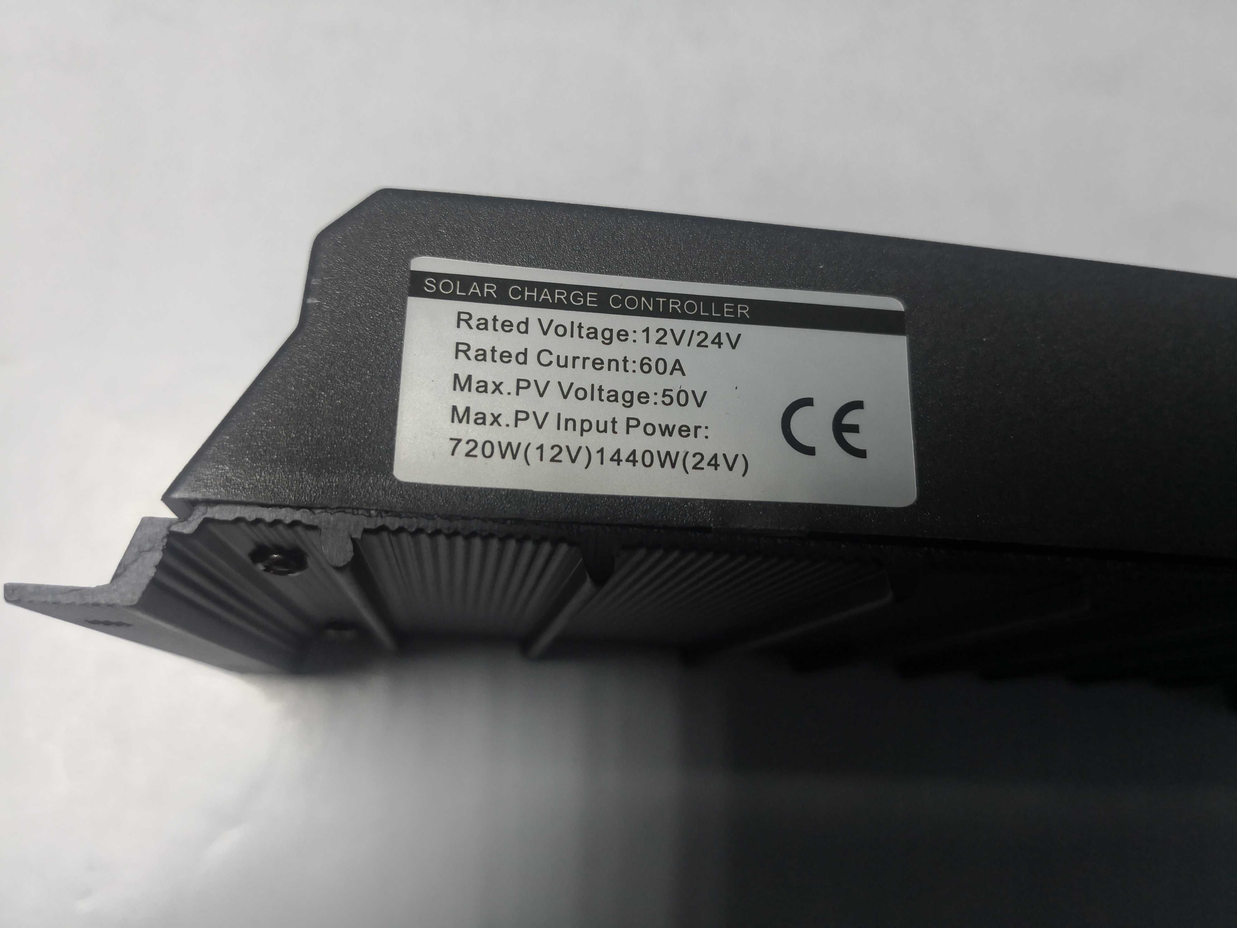 Controler/regulator panou solar PWM 60 A, 12/24 V