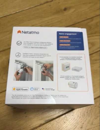 Netatmo Starter Pack, releu wireless + 2 capete termostatice