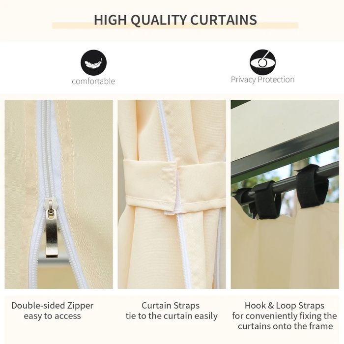 Градинска беседка, пергола, градинска шатра Outsunny