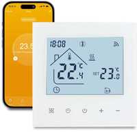 Termostat Digital Smart, Incarzire in pardoseala, Beok TDR89W-WIFI-WP