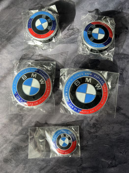 BMW емблеми комплект 7 юбилейни