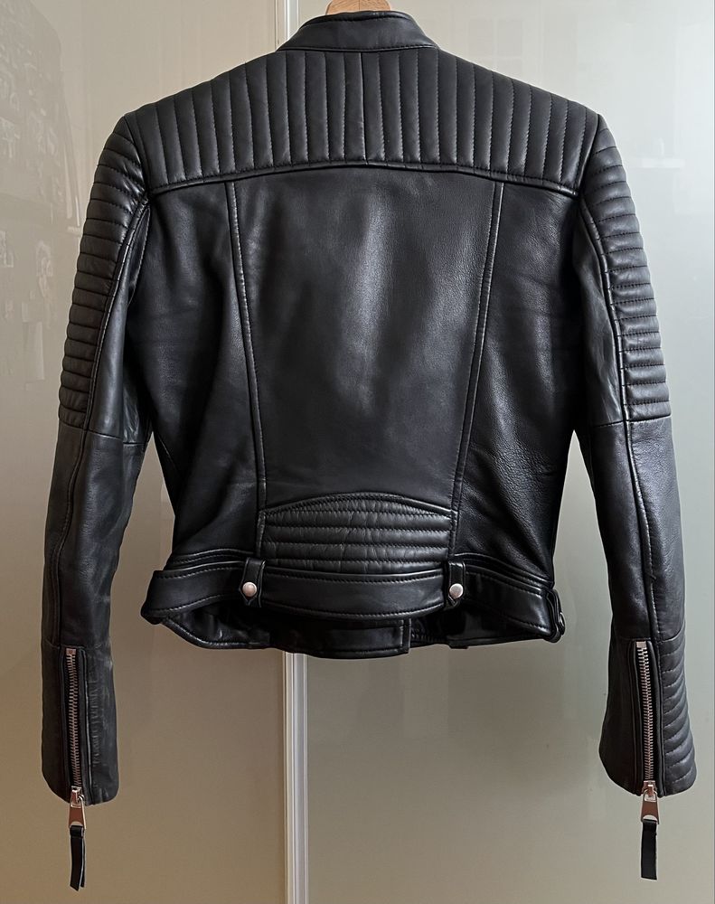 Biker jacket ZARA piele naturala