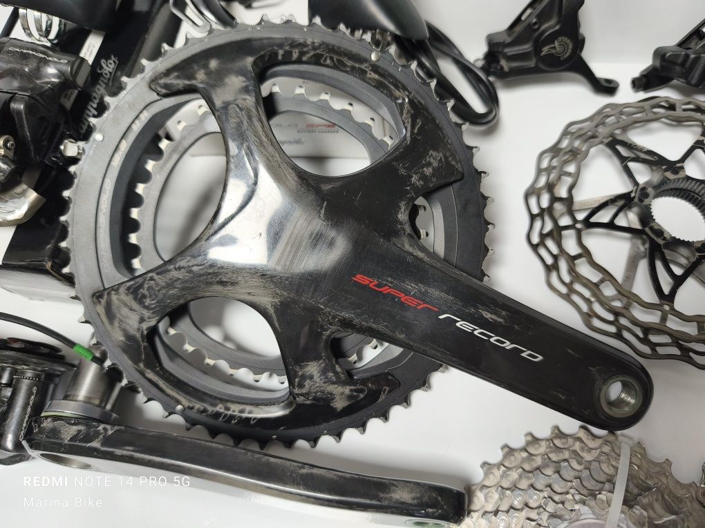 Електронен шосеен монтаж Campagnolo Super Record EPS 2x12 Disc