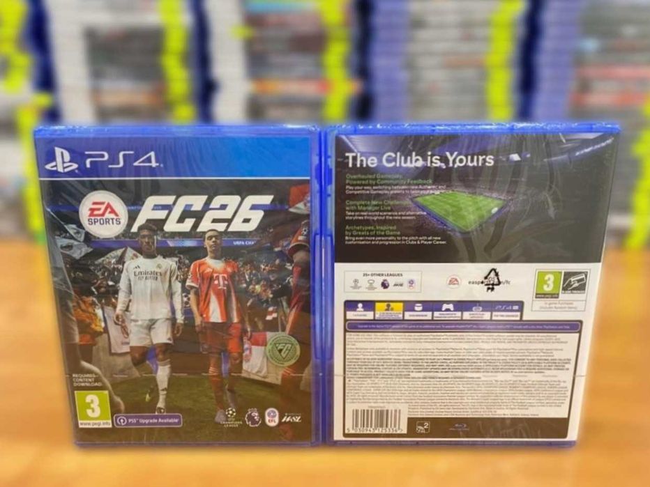 НОВИНКА FC 26 PS4/PS5 FIFA 26 Пс4 Большой Выбор Игр