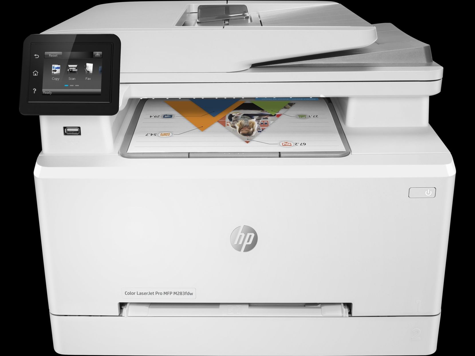 Лазерный цветной принтер Hp Clj Pro M283fdw