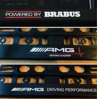 Рамки за номер АМГ Мерцедес държачи подложки MERCEDES S63 AMG BRABUS