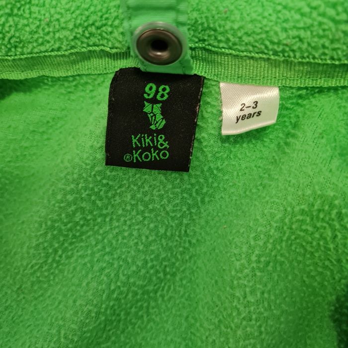 Fleece verde portocaliu