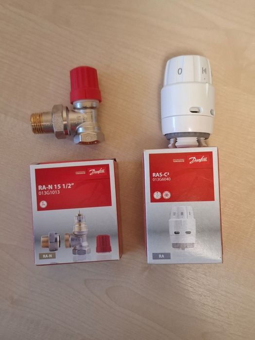 Danfoss robineti cu tur calorifer termostatat, 1/2, noi, sigilat, 6 bu