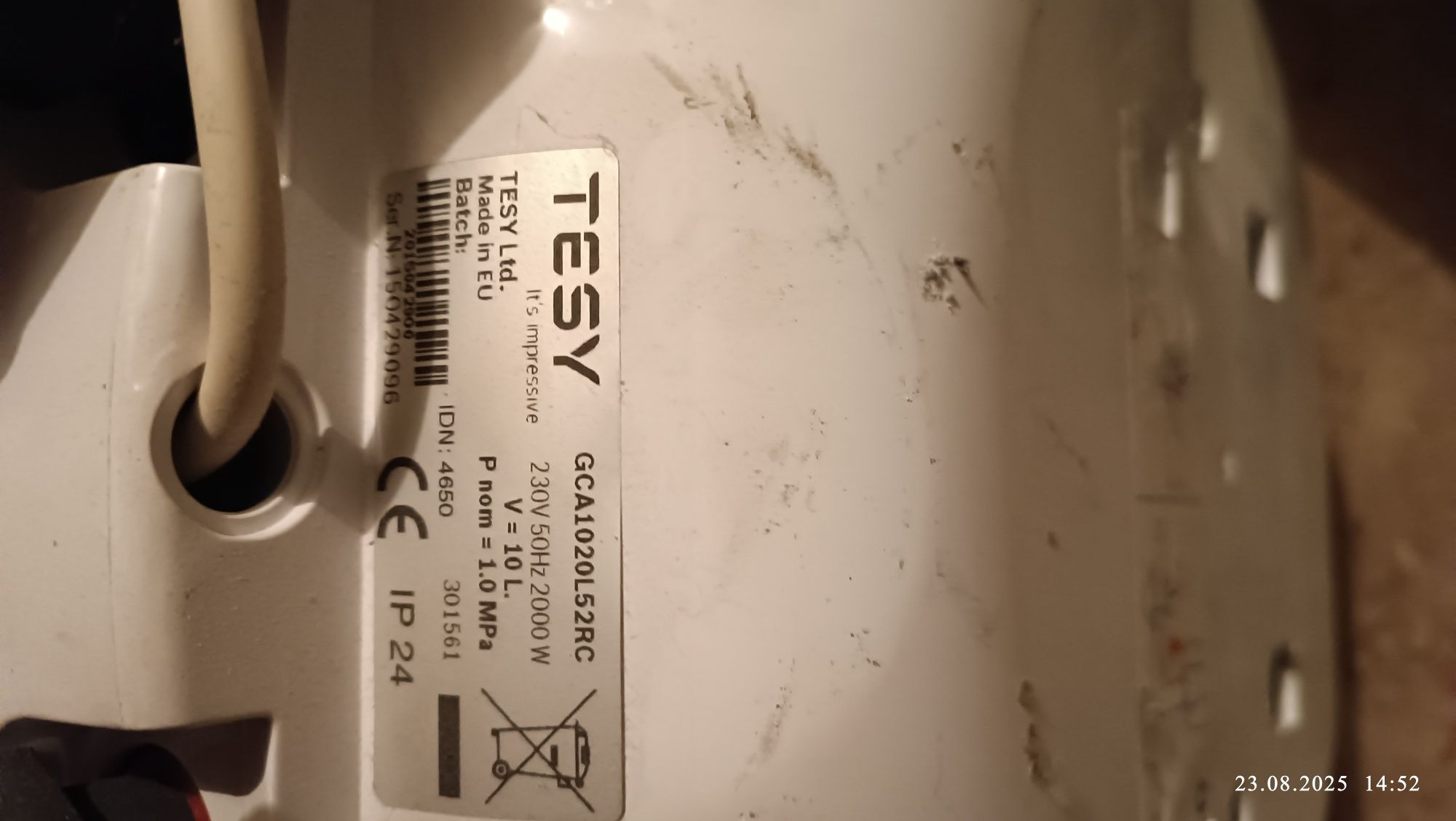 Бойлер TESY 10 литра