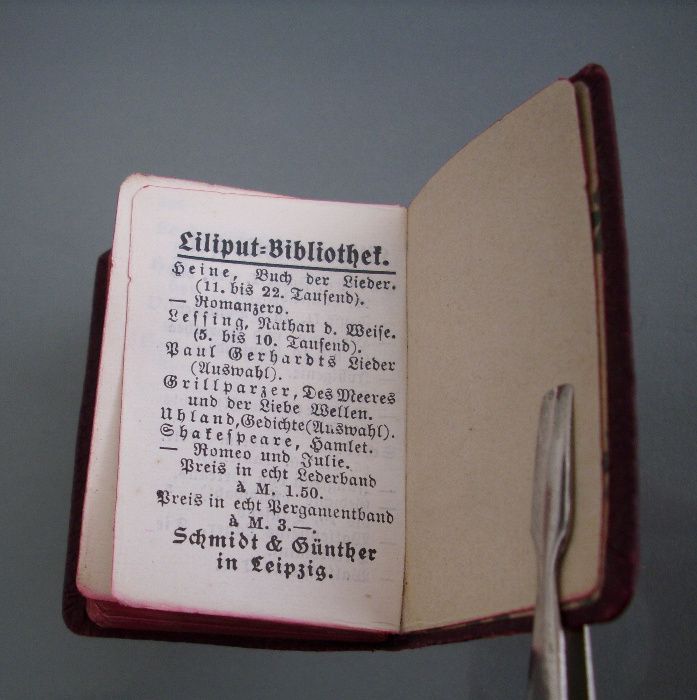 Комплект миниатюрни книги Liliput-Bibliothek