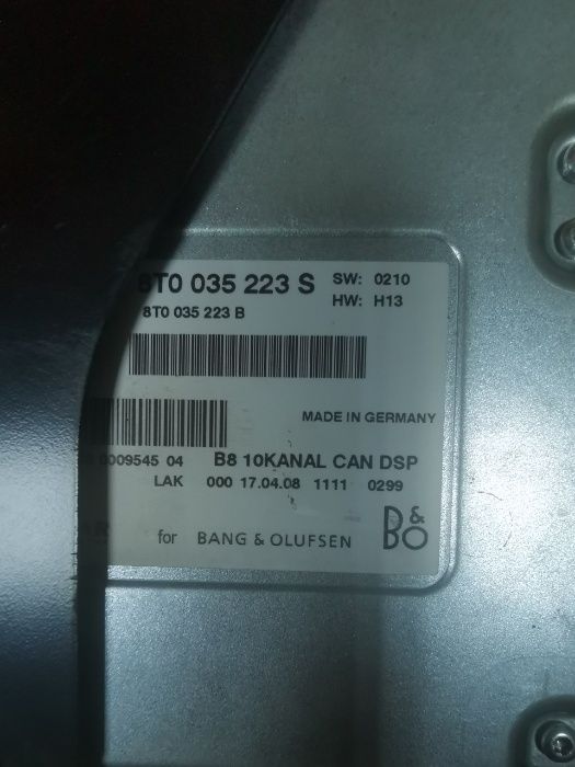 Amplificator Bang&Olufsen Audi A4 B8 A5 8T