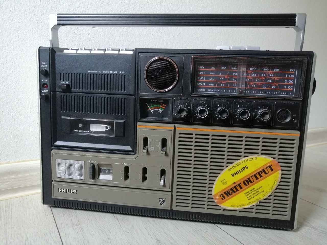 Radio casetofon vintage philips