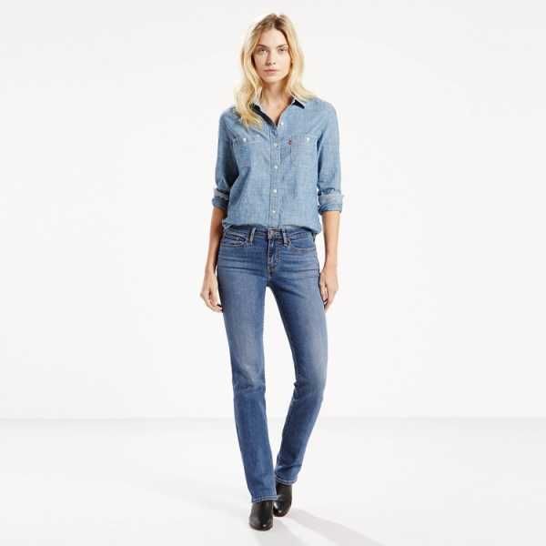 Новые женские прямые джинсы фирмы Levis