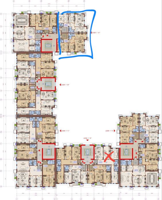 Продаётся 4-х комнатная квартира в ЖК ‘’Darkhan’’  by Barocco