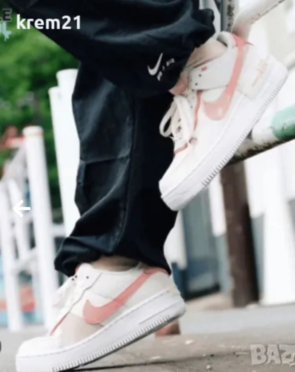 Nike Air Force Shadow White Phantom pink номер 40.5