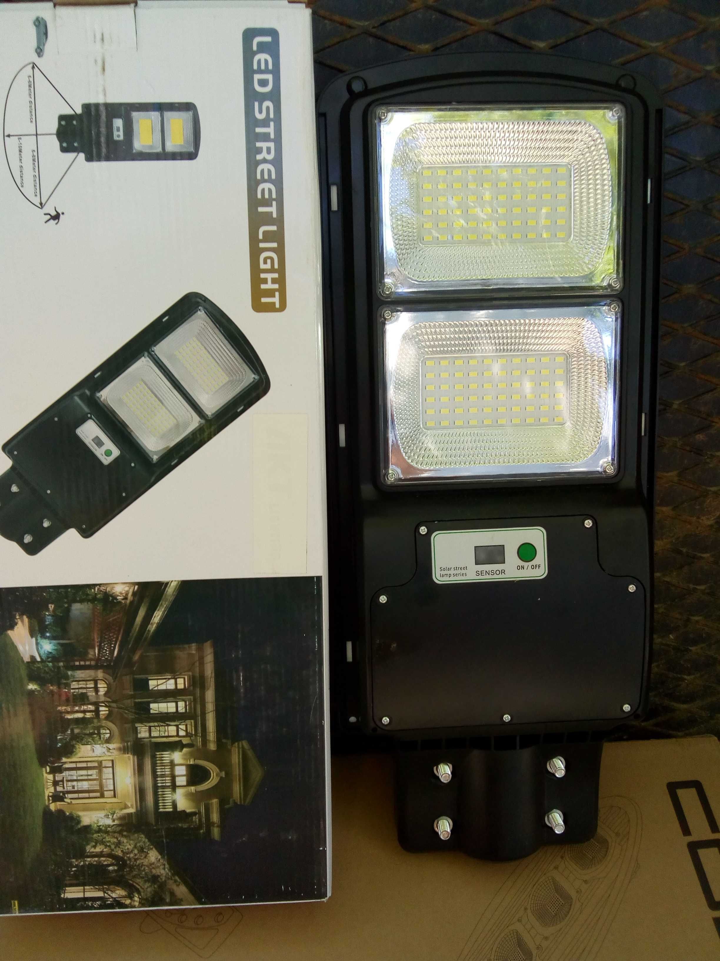 ПРОМО! Лед соларна лампа LED COBRA 400/800/1200/1600/W НОВА.