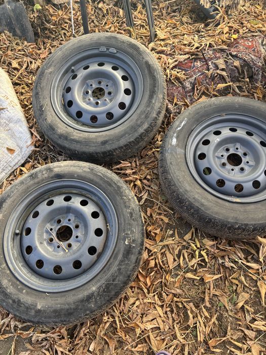 Колеса R14 летняя резина на штампах