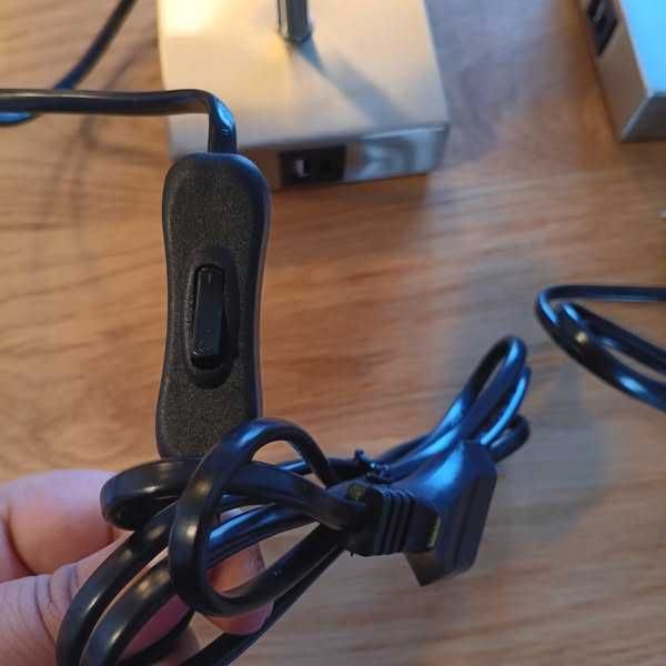 НОВИ! LED нощни лампи с USB зареждане, димируеми с докосване, 2бр/к-кт