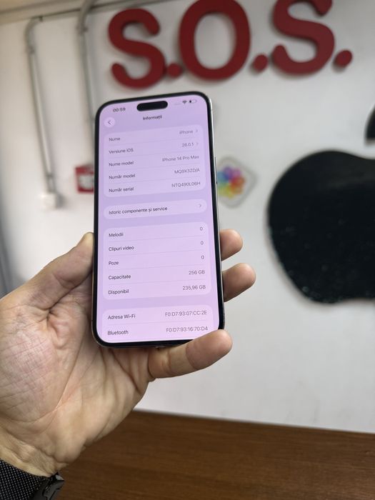 Vand Iphone 14 Pro Max 256Gb Purple