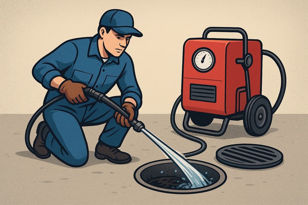 Прочистка канализации, чистка канализации, чистка труб