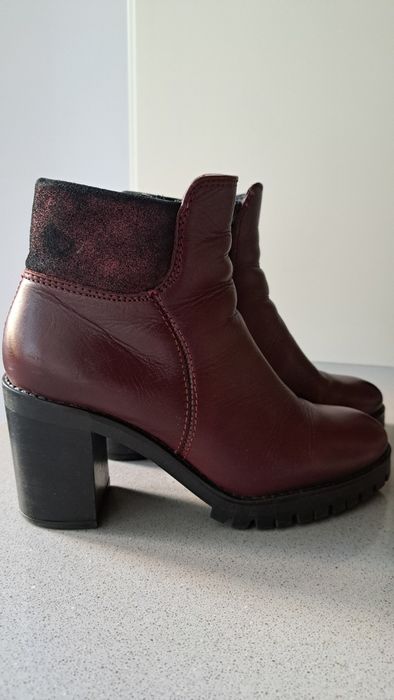 Botine piele naturala 35