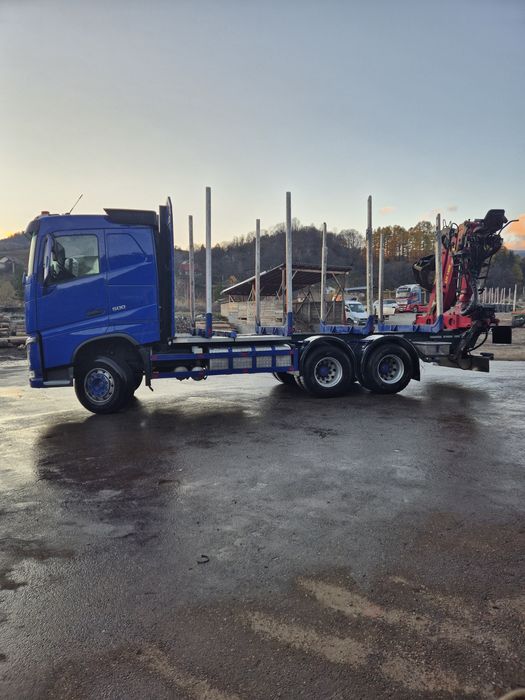 Volvofh 500 ..transport forestier.. lemn..macara